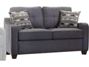 Loveseats Cheap Loveseats - 50" X 31" X 35" Gray Linen Loveseat HomeRoots