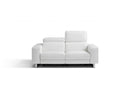 Loveseats Cheap Loveseats - 73" X 43" X 32" White Grain Leather Love Seat HomeRoots