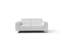 Loveseats Cheap Loveseats - 75" X 43" X 32" White Grain Leather Love Seat HomeRoots