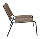 Loveseats Comfy Loveseat - 49.8" x 35.8" x 31.5" Espresso, PVC, Steel, Loveseat HomeRoots