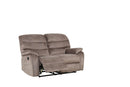 Loveseats Lounge Loveseat - 62" X 38" X 40" Light Brown Loveseat HomeRoots