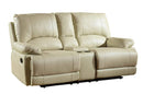 Loveseats Loveseats For Sale - 41" Stylish Beige Leather Console Loveseat HomeRoots