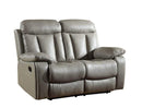 Loveseats Loveseats For Sale - 42" Sturdy Grey Leather Loveseat HomeRoots