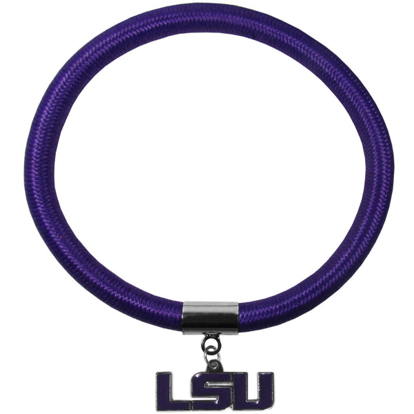 LSU Tigers Color Cord Bracelet-Jewelry & Accessories-JadeMoghul Inc.