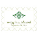 Luck Of The Irish Large Rectangular Tag Plum (Pack of 1)-Wedding Favor Stationery-Plum-JadeMoghul Inc.