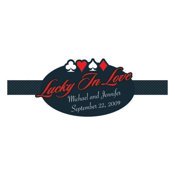 Lucky in Love Stickers (Pack of 1)-Wedding Favor Stationery-JadeMoghul Inc.