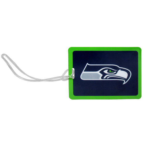 Luggage Accessories Seattle Seahawks Vinyl Luggage Tag SSK-Sports