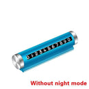 Luminous Car Temporary Parking Card Phone Number Plate Magnetic Adsorption Design 3D Auto Mobile Phone Number Card Car Sticker JadeMoghul Inc.
