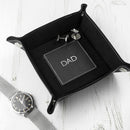 Luxury Black Personalised Valet Tray