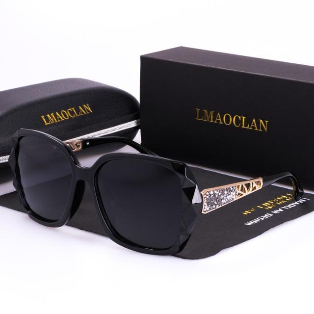 Luxury Brand Design HD Polarized Sunglasses Women Oversized Square Gradient Sun Glasses-New C05-JadeMoghul Inc.