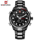 Luxury Men Military Sport Watch / Men Digital Quartz Wrist Watch-Black Red-JadeMoghul Inc.