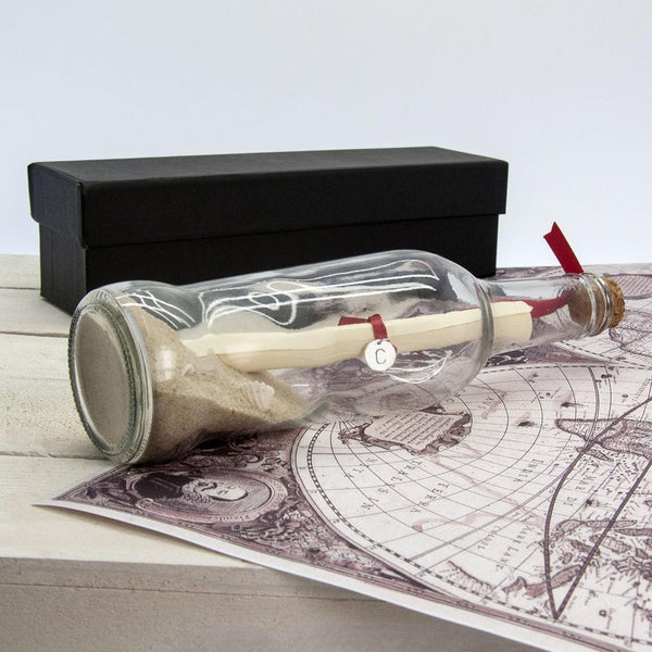 Monogrammed Gifts Luxury Message in a Bottle