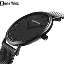 Luxury Quartz Watch / Casual Stainless Steel Ultra Thin Men Watch-BBB with Box-JadeMoghul Inc.