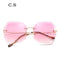 Luxury Sunglasses Women Designer Brand Fashion Rimless Sun Glasses-C.5-JadeMoghul Inc.