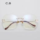 Luxury Sunglasses Women Designer Brand Fashion Rimless Sun Glasses-C.8-JadeMoghul Inc.