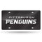 LZC Laser Cut Tag (Color Packaged) NHL Penguins Black Word Mark Laser Tag RICO