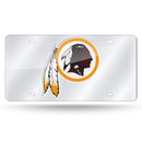 LZS Laser Cut Tag (Silver Packaged) NFL Washington Redskins Laser Tag (Silver) RICO