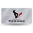 LZSGL Laser Cut Tag (Silver Glitter Packaged) NFL Texans Bling Laser Tag RICO