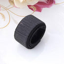 M MISM Girls French Hair Bun Maker Donut Styling Hair Fold Wrap Snap Accessories for Women Curler Roller Quick Dish Headbands-Black-JadeMoghul Inc.
