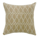 MAE Contemporary Big Pillow With fabric, Beige Finish, Set of 2-Accent Pillows-Beige-Rayon /Polyester-JadeMoghul Inc.