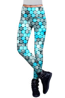 Magic Bubbles Lucy Printed Performance Leggings - Women-Magic Bubbles-XS-Blue/Grey-JadeMoghul Inc.