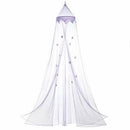 Modern Living Room Decor Magical Purple Bed Canopy
