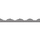 MAGNETIC BORDER BLACK CHEVRON-Supplies-JadeMoghul Inc.