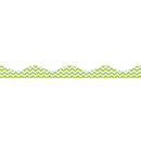 MAGNETIC BORDER LIME GREEN CHEVRON-Supplies-JadeMoghul Inc.