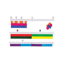 MAGNETIC FRACTION NUMBER LINE-Learning Materials-JadeMoghul Inc.
