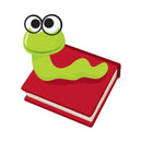 MAGNETIC WHITEBOARD ERASER BOOKWORM-Supplies-JadeMoghul Inc.