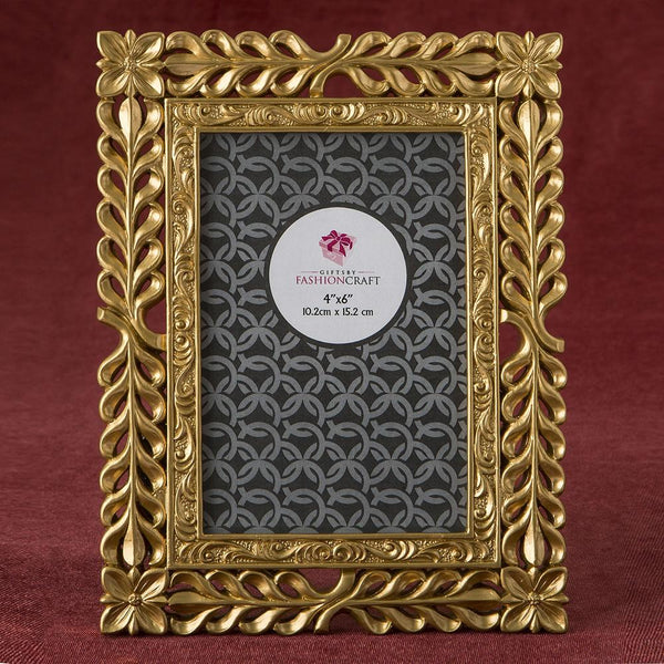magnificent Gold Lattice 4 x 6 frame from fashioncraft-Personalized Gifts By Type-JadeMoghul Inc.