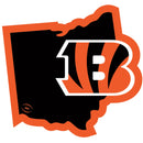 Major Sports Accessories NFL - Cincinnati Bengals Home State 11 Inch Magnet JM Sports-7