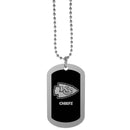 Major Sports Accessories NFL - Kansas City Chiefs Chrome Tag Necklace JM Sports-7