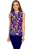 Make a Wish Emily Sleeveless Party Top - Mommy & Me-Make a Wish-18M/2-Violet-JadeMoghul Inc.