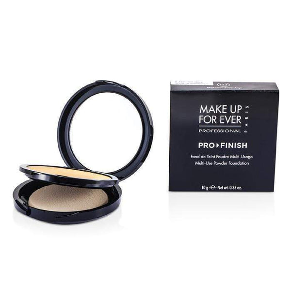 Make Up Pro Finish Multi Use Powder Foundation - # 123 Golden Beige Make Up For Ever