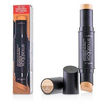 Makeup Studio Skin Shaping Foundation + Soft Contour Stick - # 1.0 Peach Fair - 11.75g/0.4oz Smashbox