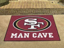 Man Cave All-Star Mat Best NFL San Francisco 49ers Man Cave All-Star Mat 33.75"x42.5" FANMATS