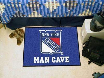 Man Cave Starter Cheap Rugs NHL New York Rangers Man Cave Starter Rug 19"x30" FANMATS