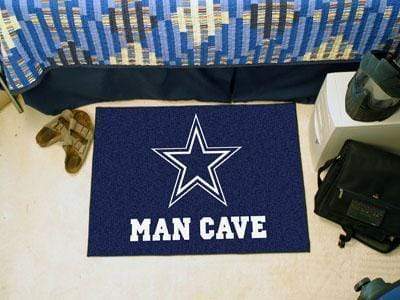 Man Cave Starter Outdoor Rugs NFL Dallas Cowboys Man Cave Starter Rug 19"x30" FANMATS