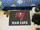 Man Cave Starter Outdoor Rugs NFL Tampa Bay Buccaneers Man Cave Starter Rug 19"x30" FANMATS