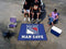 Man Cave Tailgater BBQ Store NHL New York Rangers Man Cave Tailgater Rug 5'x6' FANMATS