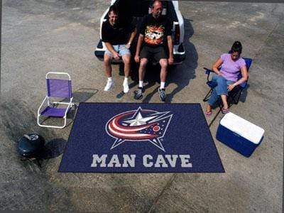 Man Cave UltiMat Rugs For Sale NHL Columbus Blue Jackets Man Cave UltiMat 5'x8' Rug FANMATS