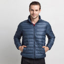 Man Duck Down Jacket - Ultra Light Thin Jacket-Dark Lake blue-S-JadeMoghul Inc.