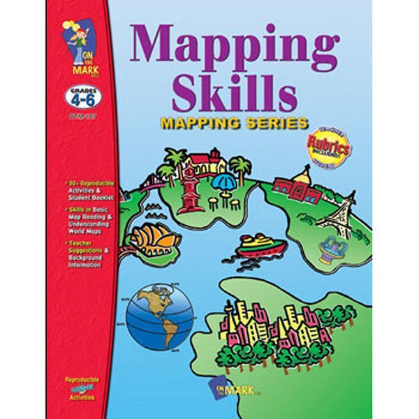 MAPPING SKILLS GRS 4-6-Learning Materials-JadeMoghul Inc.