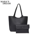 Mara's Dream 2017 Women Shoulder Bags Solid Color PU Leather Hasp Lady Girls Handbags Feminina Crossbody Messenger Bag Bolsa-A Wine Red-38x29x7 cm-JadeMoghul Inc.