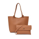 Mara's Dream 2017 Women Shoulder Bags Solid Color PU Leather Hasp Lady Girls Handbags Feminina Crossbody Messenger Bag Bolsa-J Brown-38x29x7 cm-JadeMoghul Inc.