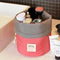 Maras Dream Barrel Shaped Travel Cosmetic Bag Nylon High Capacity Drawstring Elegant Drum Wash Bags Makeup Organizer Storage Bag-Red-JadeMoghul Inc.