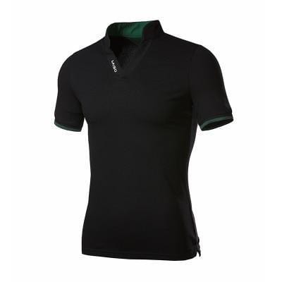 MarKyi plus size 5xl Short Sleeve Mens Polo Shirts Brand Good Quality Slim Fit Mens Polo Merken-Black-XL-JadeMoghul Inc.