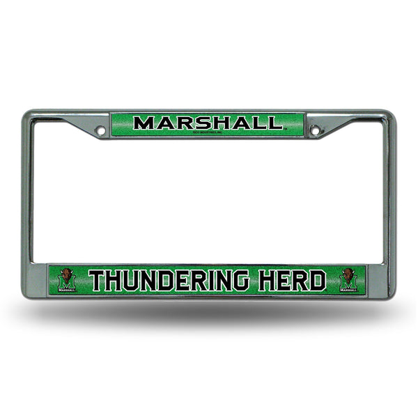 Jeep License Plate Frame Marshall Bling Chrome Frame
