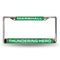 License Plate Frames Marshall Green Laser Chrome Frame
